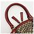 Borsa a tracolla Gucci Diamante Sukey Rosso Beige - vista 8