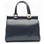 Sac Tote en cuir bleu marine foncé pour homme Gucci - vue 2