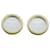 Orecchini a clip Chanel Oro e Bianco D'oro