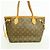 Borsa Tote Louis Vuitton Monogram Neverfull PM Marrone - vista 13