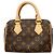 Borsa Louis Vuitton Monogram Speedy Bandoulière 20 Marrone - vista 10