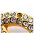 Spilla Chanel placcata oro con strass D'oro - vista 7