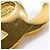 Spilla Chanel placcata oro con strass D'oro - vista 8