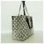 Borsa Tote Louis Vuitton Monogram Jacquard Denim OnTheGo MM Marrone Nero - vista 2