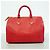 Borsa Louis Vuitton Epi Speedy 25 Rosso - vista 10
