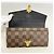 Louis Vuitton Damier Portefeuille Clapton Long Wallet Nero Damier ebene - vista 10