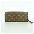 Louis Vuitton Monogram Portefeuille Clemence Long Wallet Fuschia - vista 8