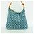 Borsa a tracolla Louis Vuitton Monogram Denim Baggy GM Blu - vista 10