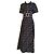Chanel Kleid mit All-Over-Logo-Print und Gürtel Schwarz Mehrfarben