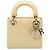 Dior Yellow Mini Patent Cannage Lady Dior