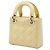 Dior Yellow Mini Patent Cannage Lady Dior - vista 2
