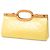 Louis Vuitton Yellow Monogram Vernis Roxbury Drive Giallo - vista 2