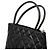 Borsa Tote Chanel Black Caviar Medallion Nero - vista 6