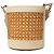Bulgari Borsa a secchiello Bvlgari Serpenti Forever in vimini beige e vitello - vista 2