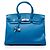 Hermès Blue Swift Birkin Retourne 35
