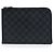 Louis Vuitton Black Damier Graphite Pochette Jour PM Nero