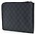 Louis Vuitton Black Damier Graphite Pochette Jour PM Nero - vista 2