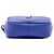 Borsa Lou Camera Saint Laurent Blue Baby Chevron Grain De Poudre Monogram - vista 3
