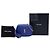 Borsa Lou Camera Saint Laurent Blue Baby Chevron Grain De Poudre Monogram - vista 8