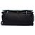 Etiquette Borsa Satchel Prada in Tessuto Nero con Etichetta - vista 3