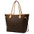 Louis Vuitton Brown Monogram Neverfull MM Marrone - vista 2