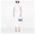Borsa a tracolla Prada Blue Mini Terry Re Edition 2000 - vista 6