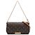 Louis Vuitton Brown Monogram Favorite PM Marrone