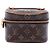Louis Vuitton Brown Monogram Nice Nano Vanity Case Marrone