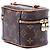 Louis Vuitton Brown Monogram Nice Nano Vanity Case Marrone - vista 2