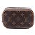 Louis Vuitton Brown Monogram Nice Nano Vanity Case Marrone - vista 3