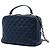 Borsa Vanity Chanel Blue Medium CC Quilted Lambskin con manico e catena Blu navy - vista 2