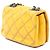 Chanel Yellow CC Iridescent Calfskin Diamond Stitch Flap Giallo Senape - vista 2