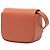 Céline Celine Mini Borsa a Tracolla Triomphe in Vitello Lucido Marrone - vista 2