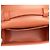 Céline Celine Mini Borsa a Tracolla Triomphe in Vitello Lucido Marrone - vista 4