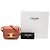 Céline Celine Mini Borsa a Tracolla Triomphe in Vitello Lucido Marrone - vista 7