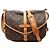 Louis Vuitton Brown Monogram Saumur 25 Marrone