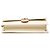 Cartera con cadena Gucci en piel de becerro Dollar marrón con G entrelazadas Castaño Beige - vista 3