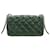 Chanel Green Extra Mini Rectangular Classic Patent Single Flap Verde Verde scuro - vista 2