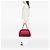 Borsa Bowling Chanel Just Mademoiselle in vernice matelassé rossa Maxi - vista 5