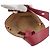 Mini borsa a secchiello LOEWE in pelle di vitello martellata rossa Rosso Bordò - vista 4