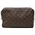 Louis Vuitton Brown Monogram Trousse Toilette 28 Marrone