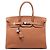 Hermès Brown Togo Birkin Retourne 35 Marrone