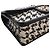 Chanel Beige CC Woven Lambskin and Viscose Houndstooth Single Flap - vista 10