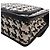 Chanel Beige CC Woven Lambskin and Viscose Houndstooth Single Flap - vista 12
