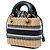 Dior Beige Mini Wicker Oblique Lady Dior - vista 2