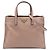 Borsa Tote Prada Brown Saffiano Soft Triple Pocket Marrone Carne