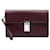 Clutch Prada Red Saffiano Push Lock Rosso Bordò