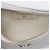 Chanel White CC Quilted Lambskin Arm-Geldbeutel Weiß Roh - Ansicht 4