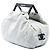 Borsa Chanel Coco Paris in tela a righe grigie Marrone - vista 2
