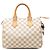 Louis Vuitton White Damier Azur Speedy 25 Bianco